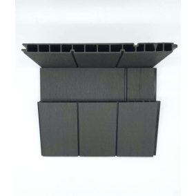 21-325 WPC ZÁRT KERÍTÉSLÉC - ANTRACIT