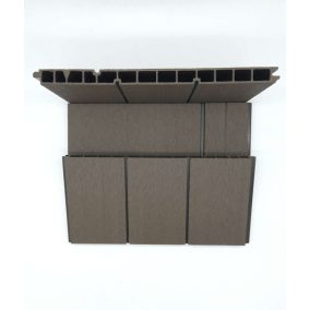 21-325 WPC ZÁRT KERÍTÉSLÉC - SÖTÉTBARNA