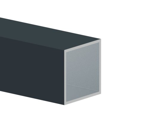 40x40x2 alu zártszelvény 6 m