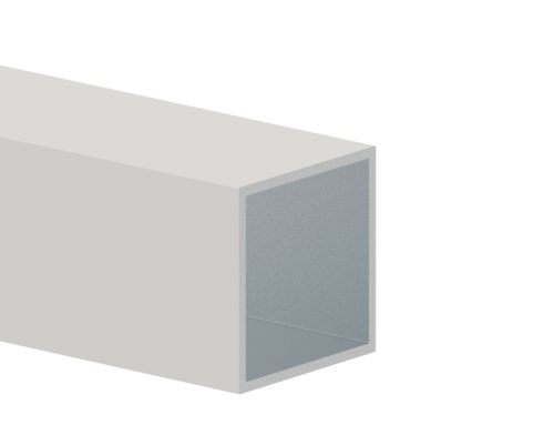 40x40x2 alu zártszelvény 6 m