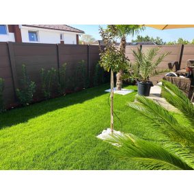   WPC oszlopos kerítés rendszer (zárt) - RM21-325 WPC kerítésléc