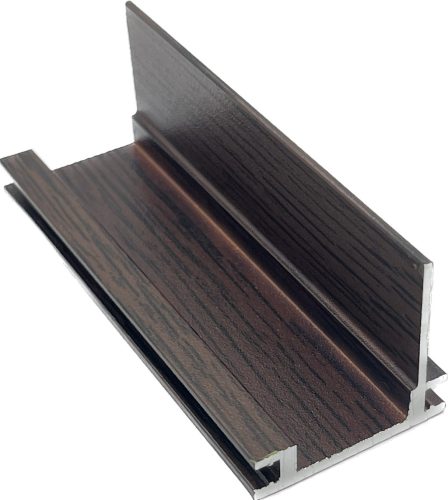 Csatornás léctartó profil alumínium 37x34